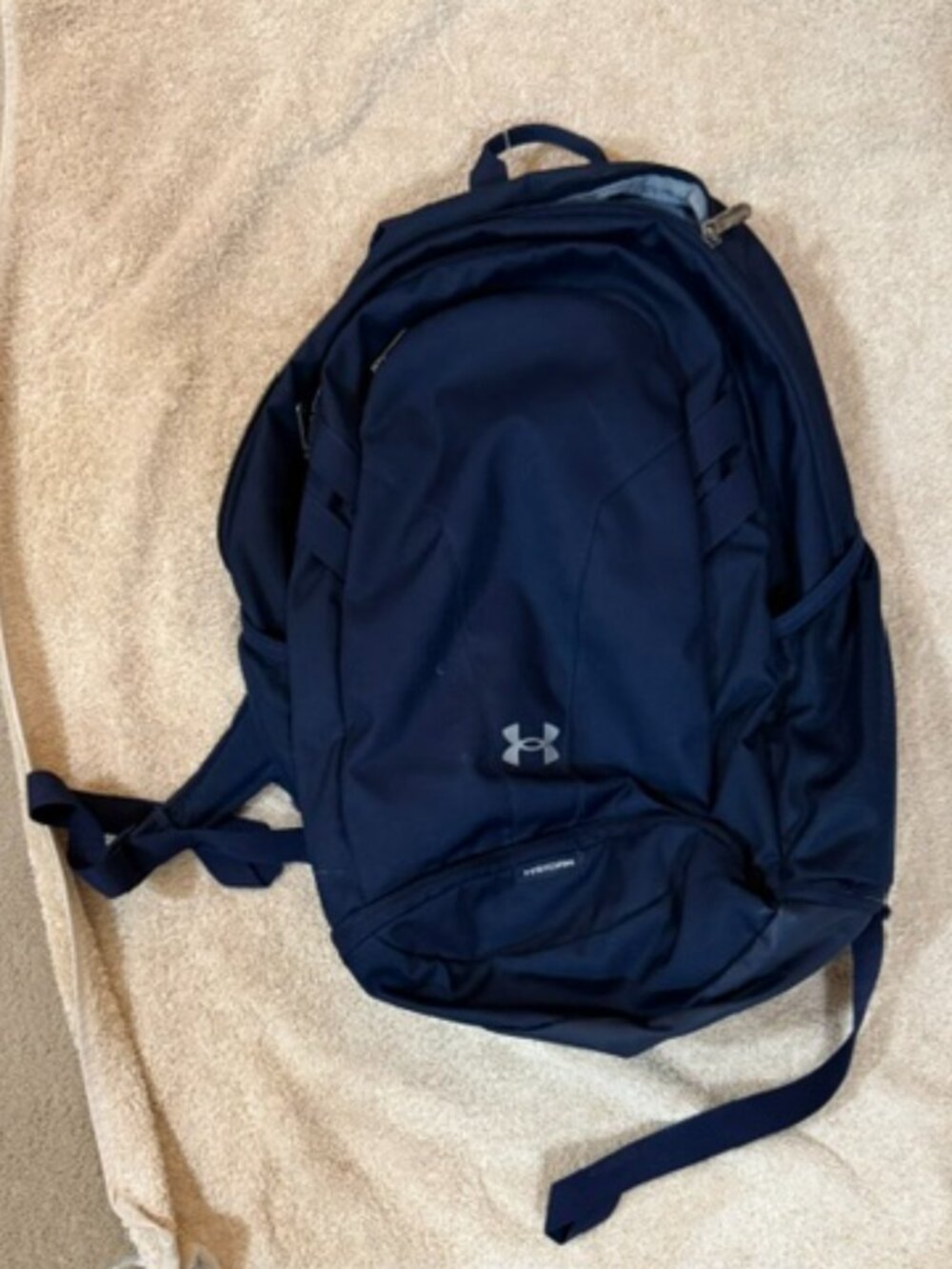 Under Armour Backpack Navy Blue UA Storm Laptop School Gym Bag SKU359